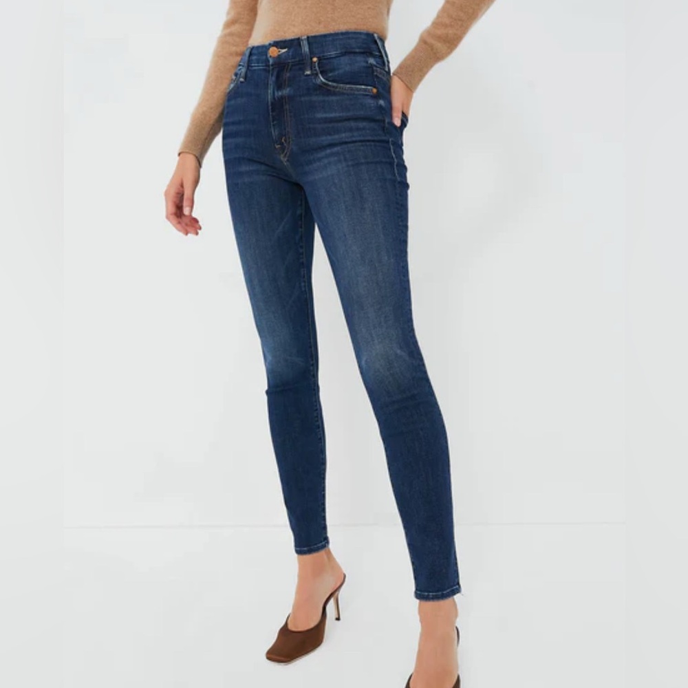 MOTHER Teaming Up High Waisted Looker Jeans, Size 26